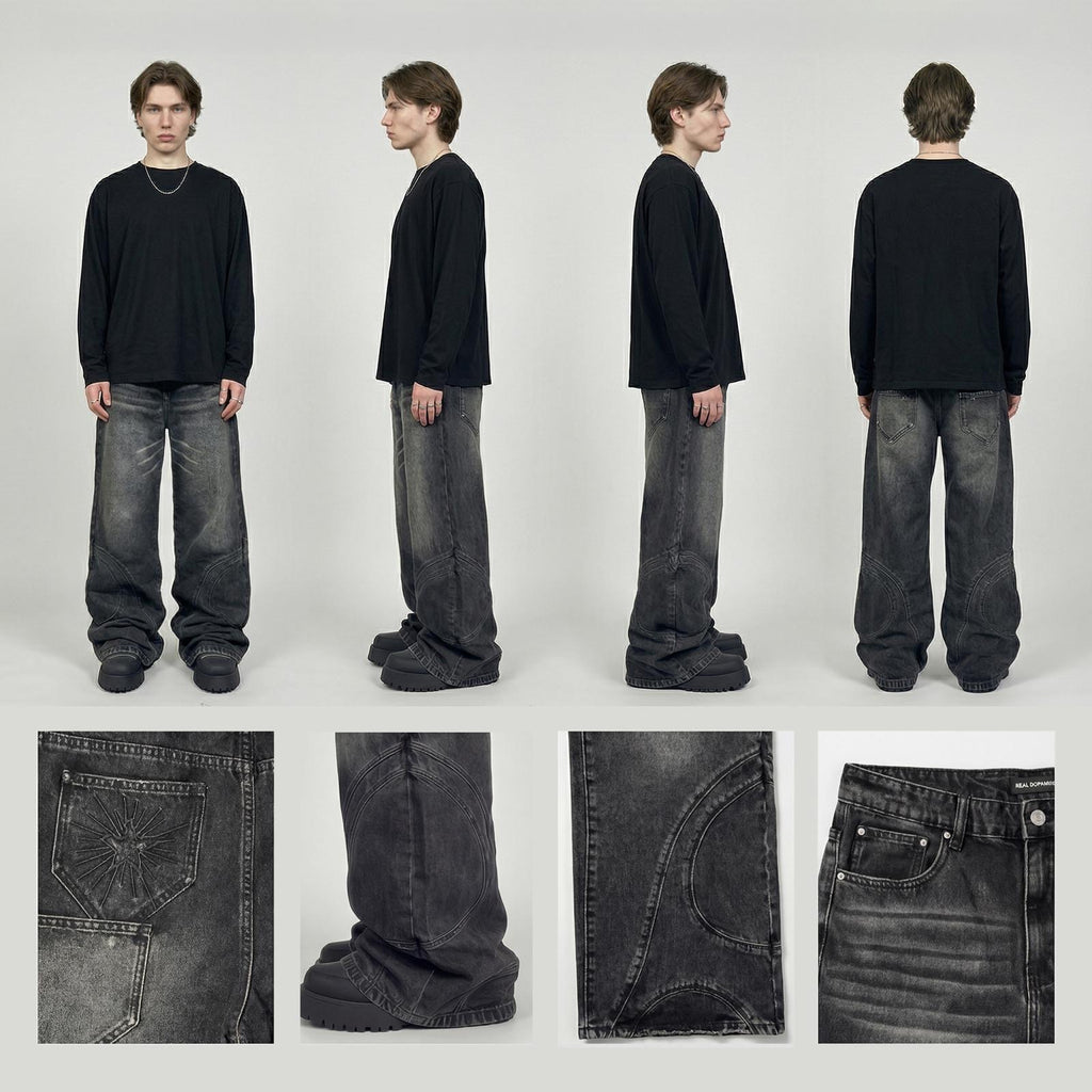 Jeans Denim Arc - Real Dopamine