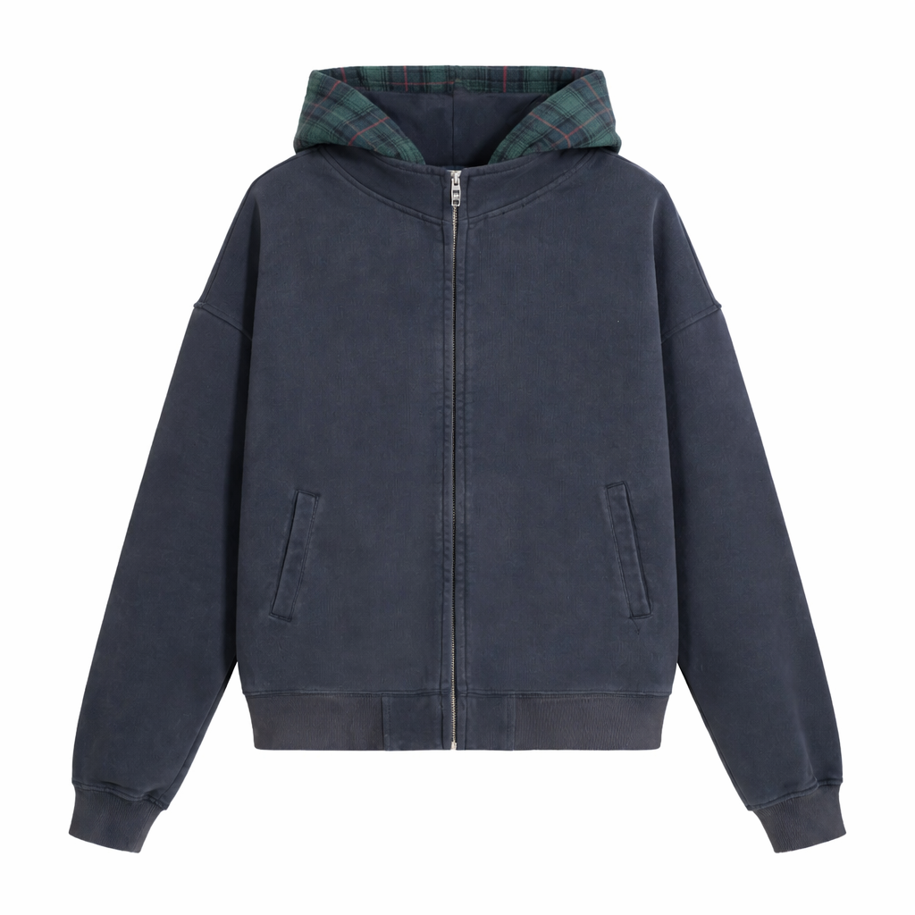 Zip Hoddie BLUE - Mäson Zögern