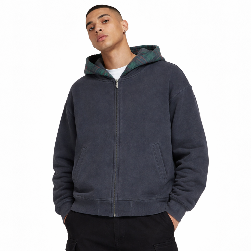 Zip Hoddie BLUE - Mäson Zögern