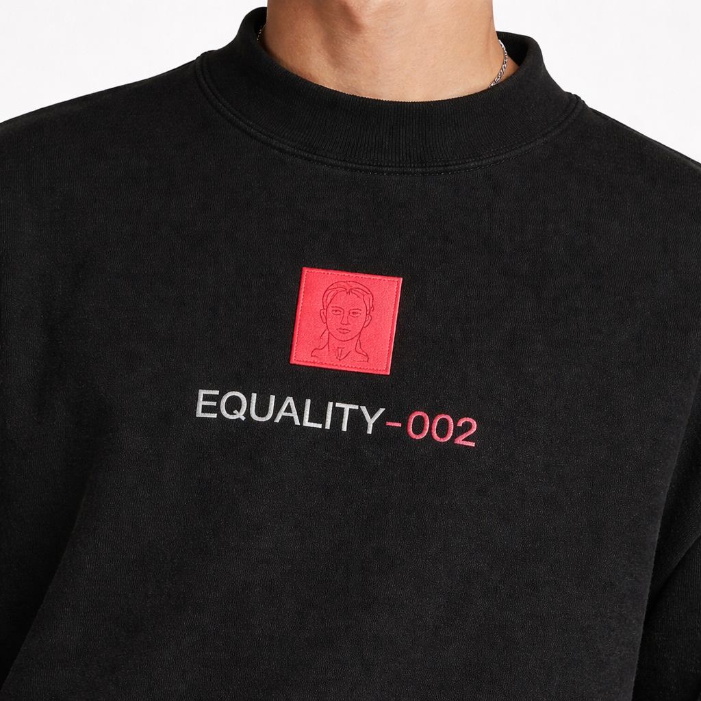 Long Sleeve equality-002 Black - BLINDNOPLAN
