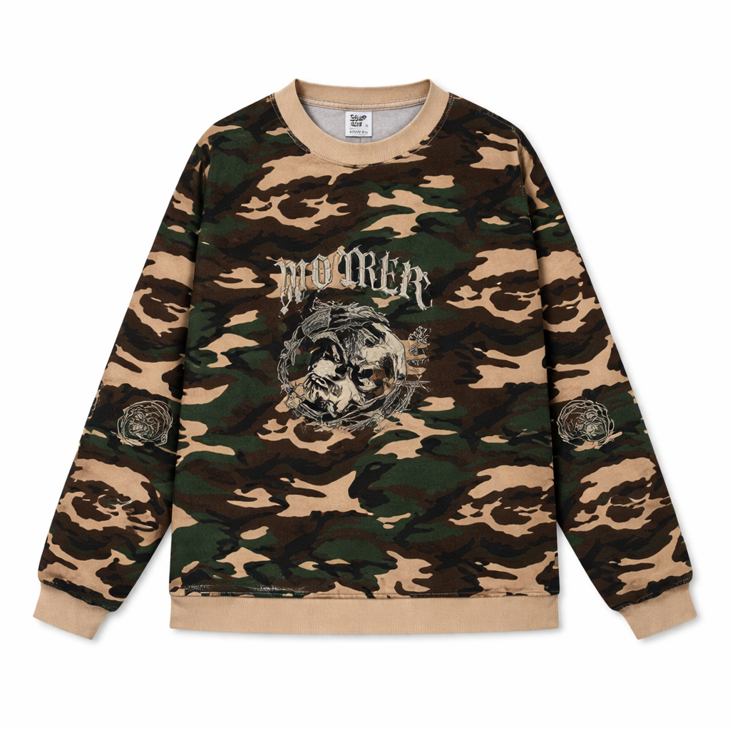 Long Sleeve camo waffle - BLINDNOPLAN