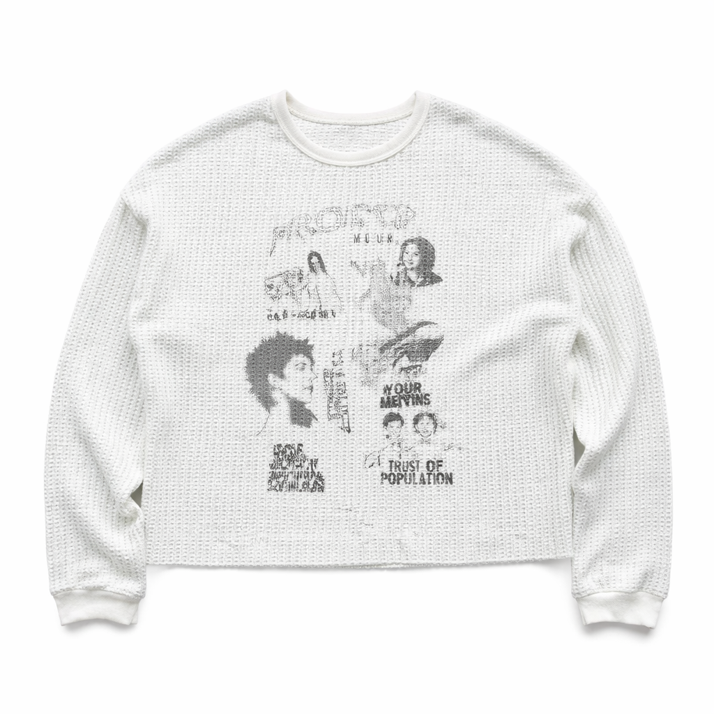 Long Sleeve sin and redemption waffel - EROLE