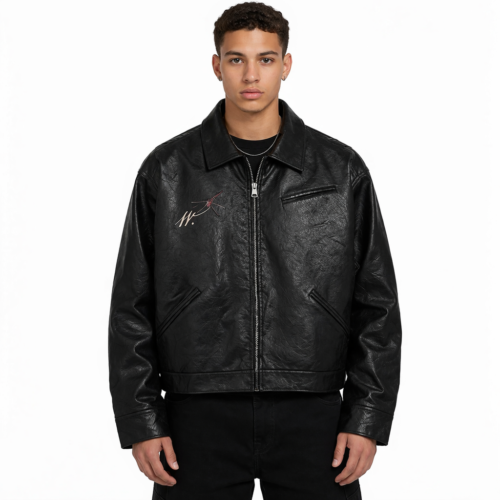 Leather Jacket Portait - WANNALAB