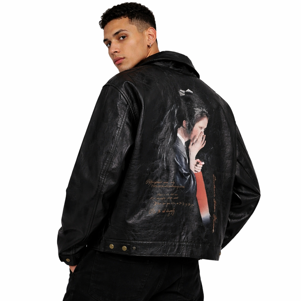 Leather Jacket Portait - WANNALAB