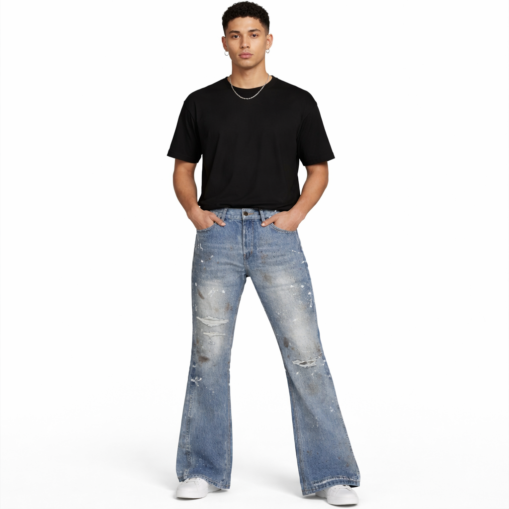 Jeans Denim Ice Blue - WANNALAB
