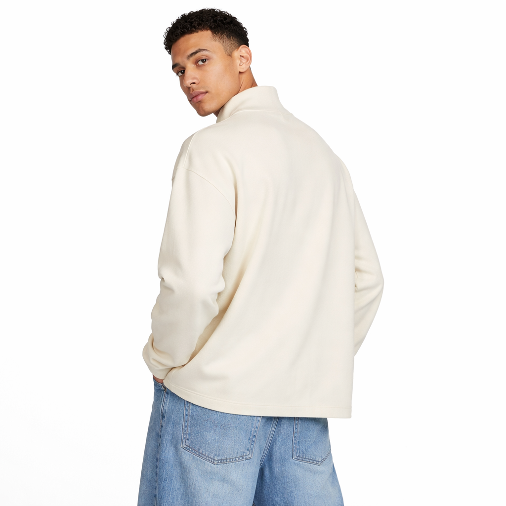 Long Sleeve Logo Beige - Mäson Zögern