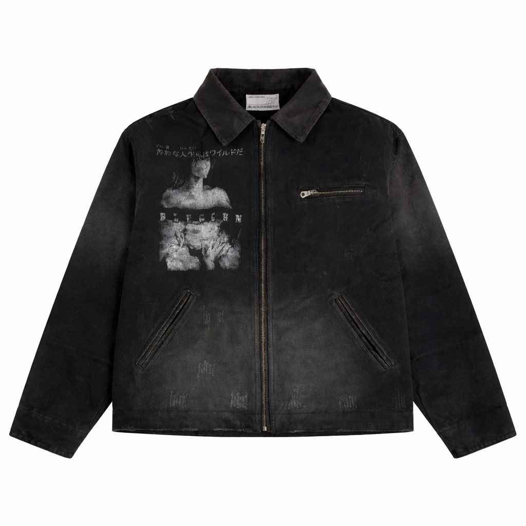 Jacket Detroit Inspired Print - Blacknergz