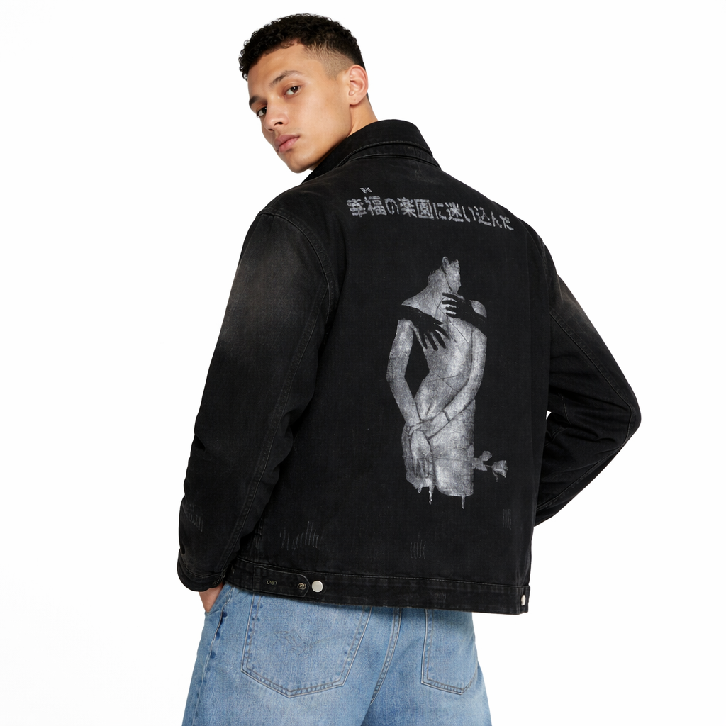 Jacket Detroit Inspired Print - Blacknergz