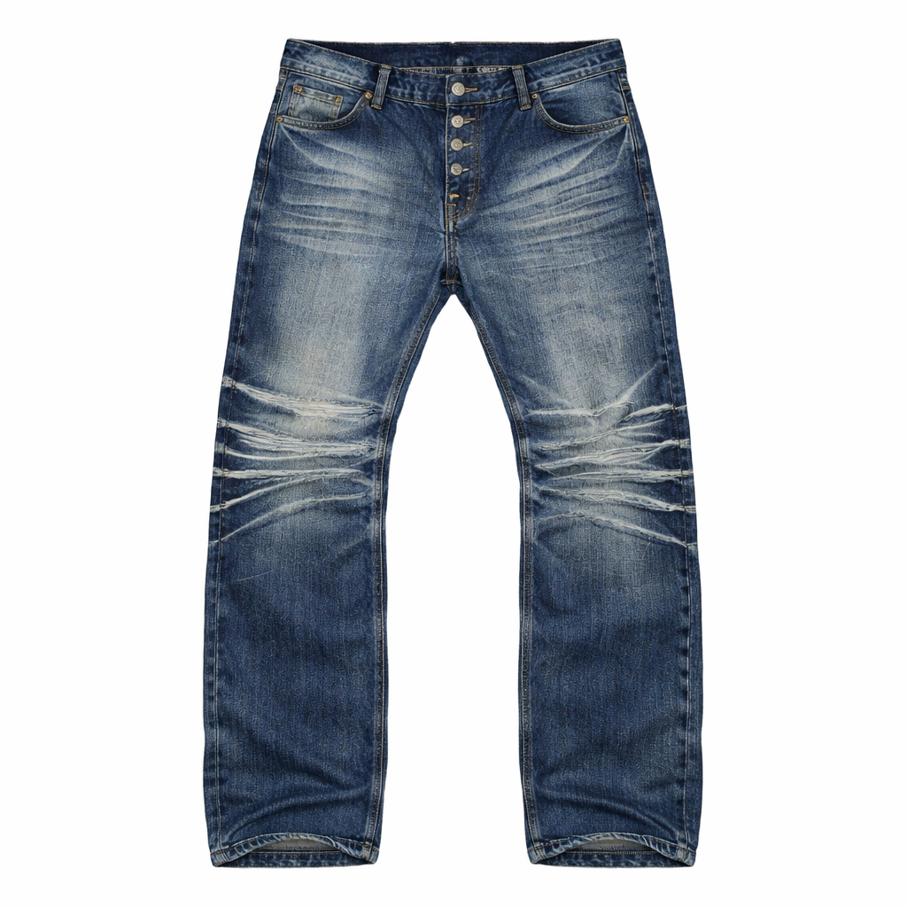 Jeans ice blue washed scimitar - NO E MOSEN