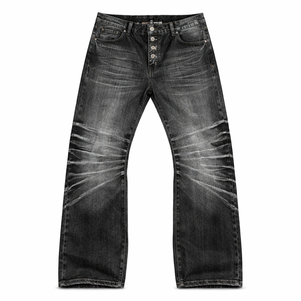 Jeans black washed scimitar - NO E MOSEN
