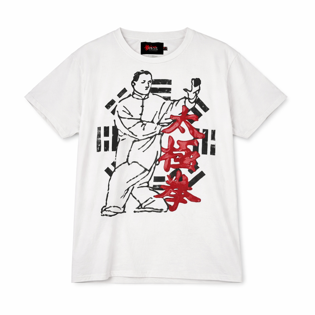 T-Shirt rhinstone taichi - SANSLAWS