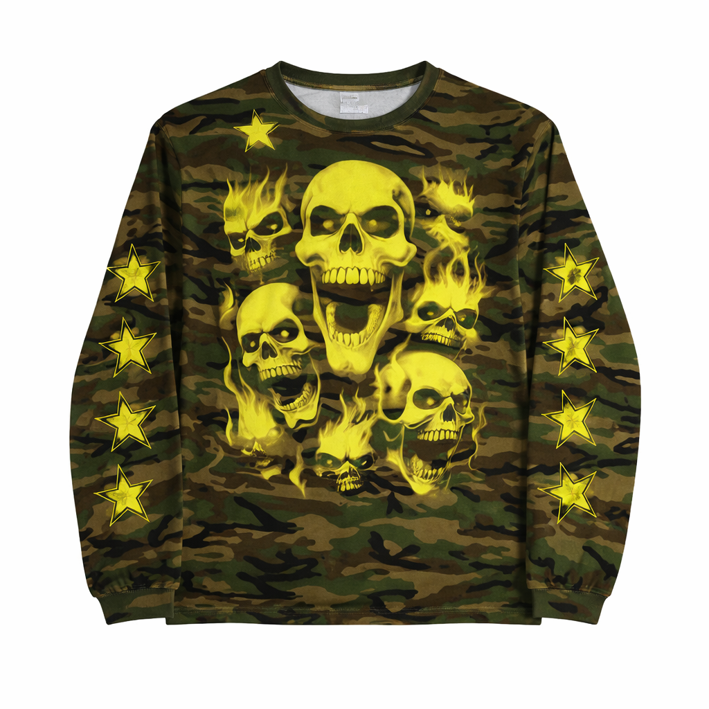 Long Sleeve skull camo - SANSLAWS