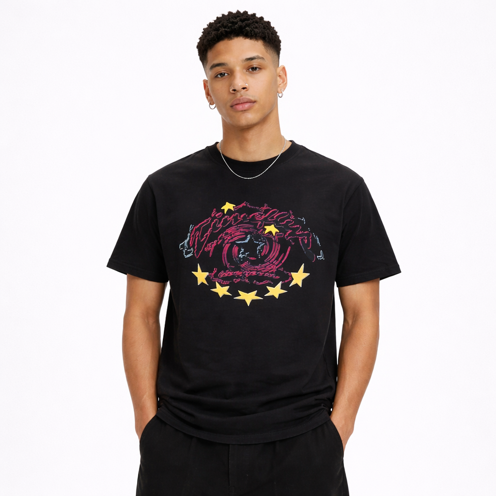 T-Shirt Timeflys black - Solitairwrld