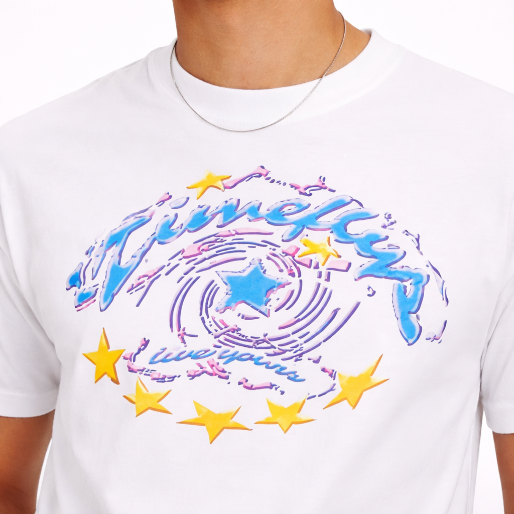 T-Shirt Timeflys White - Solitairwrld