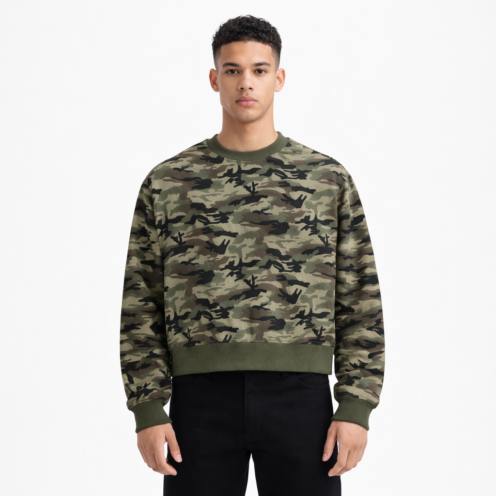 Long Sleeve Camo Dunkel - Sonderzeichen