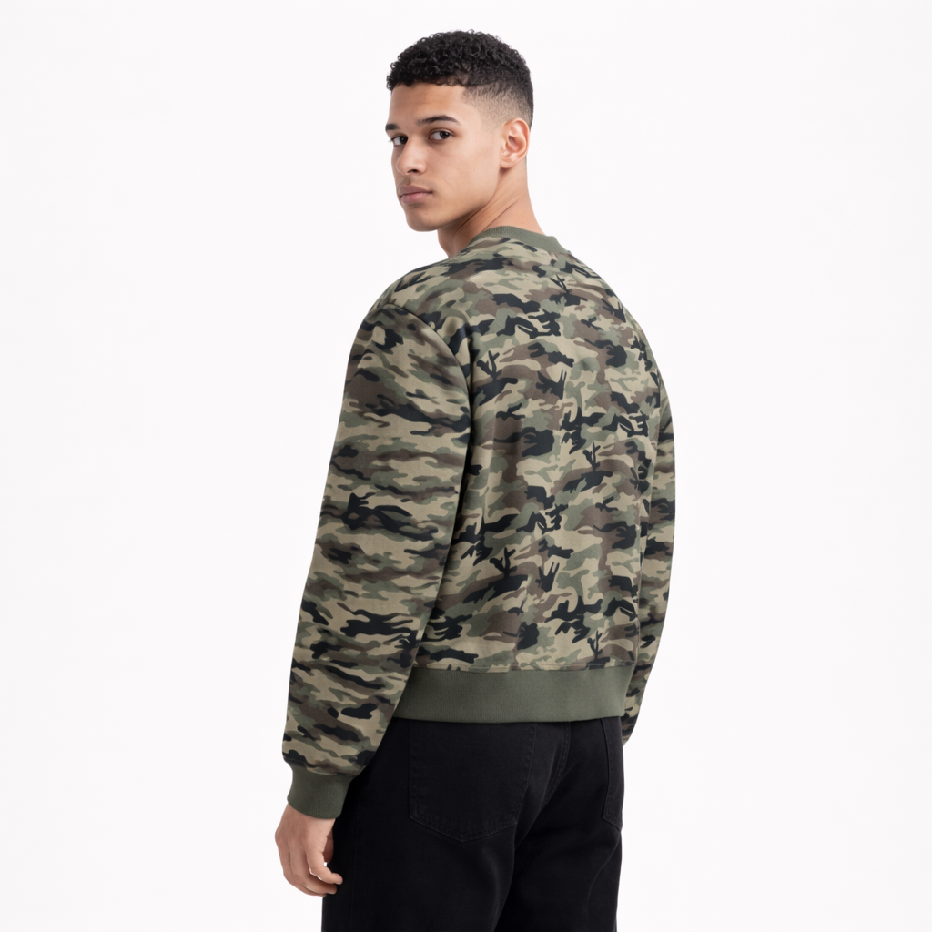 Long Sleeve Camo Dunkel - Sonderzeichen