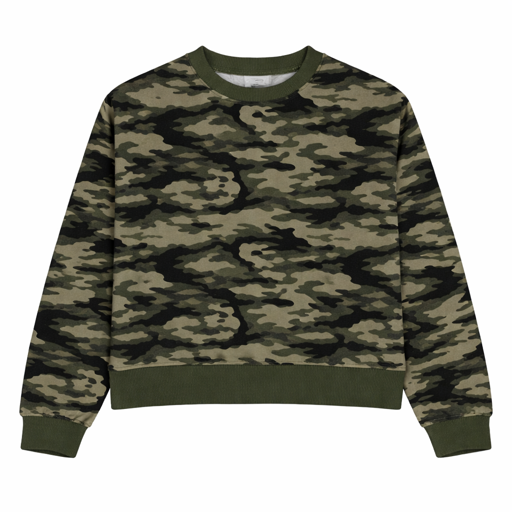 Long Sleeve Camo Dunkel - Sonderzeichen