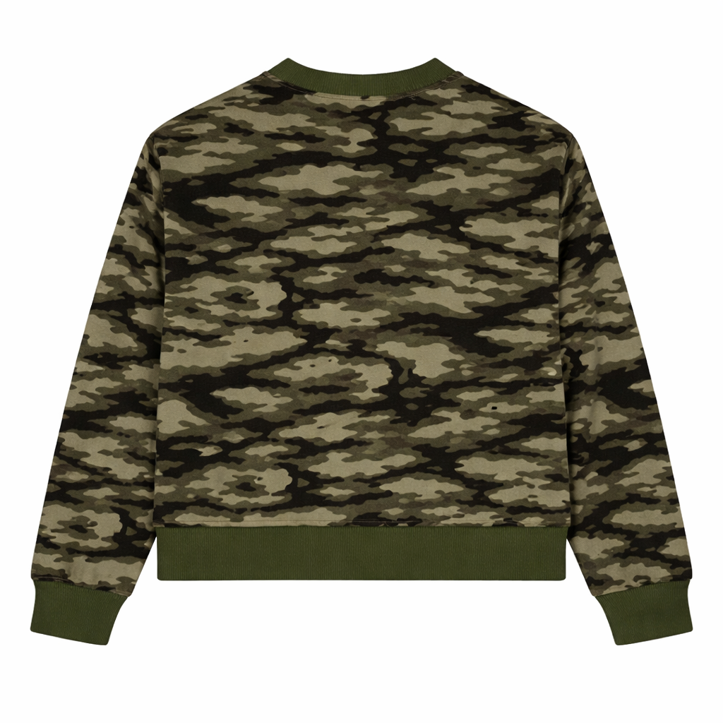 Long Sleeve Camo Dunkel - Sonderzeichen