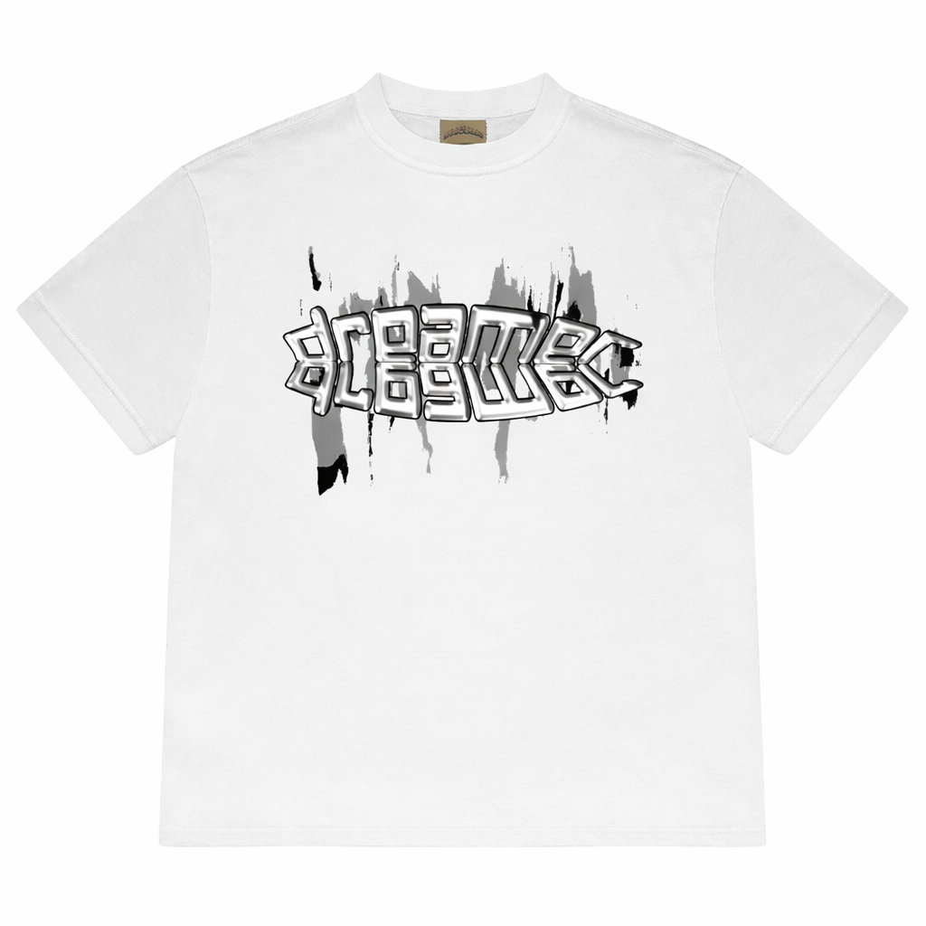 T-Shirt Chrome Logo White - Dreamerclo