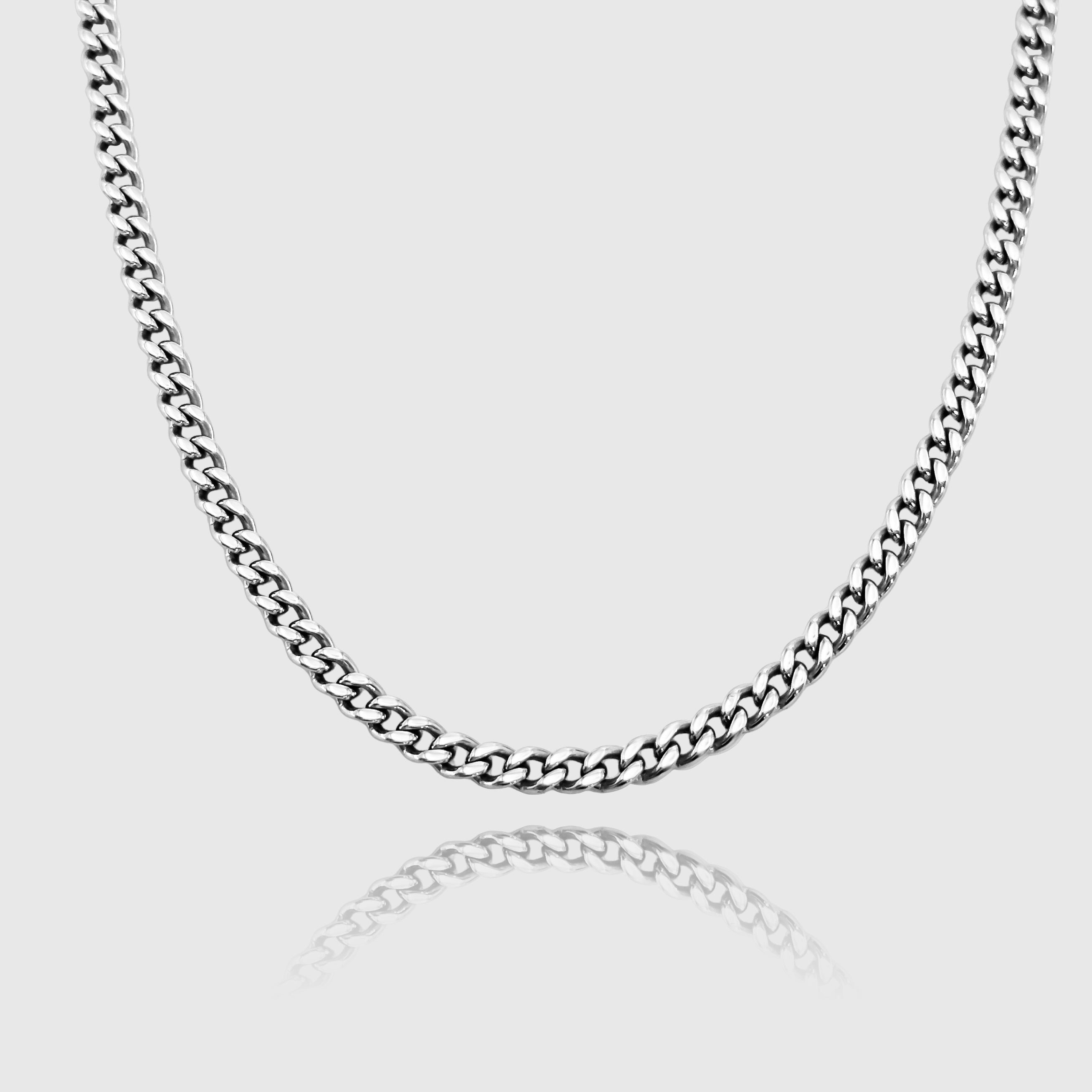 Cuban Kette - Silber (4mm)