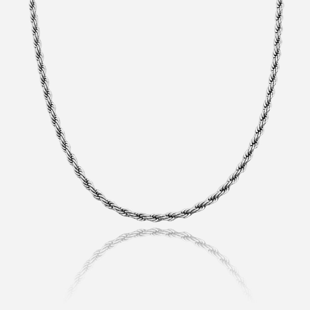 Rope Kette - Silber (3mm)