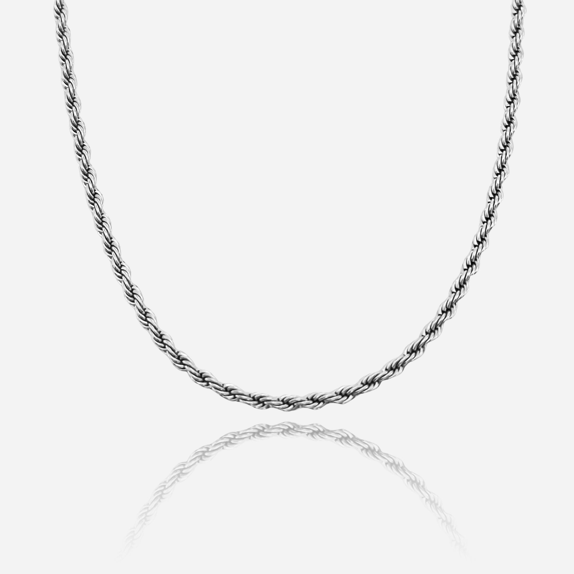 Rope Kette - Silber (3mm)