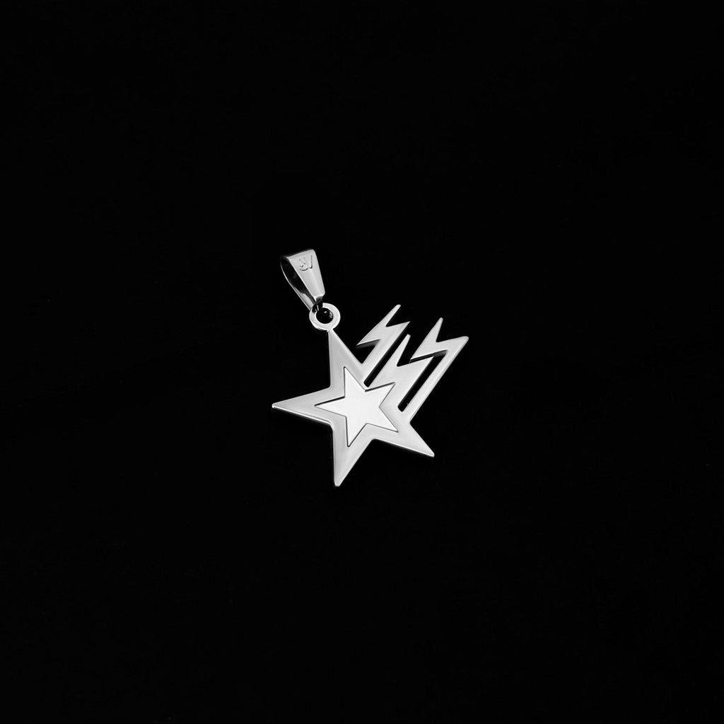 Galaxy Star Cuban Kette - Silber (4mm) - Ketten mit Anhänger - 50cm / 20'' - JVillion®
