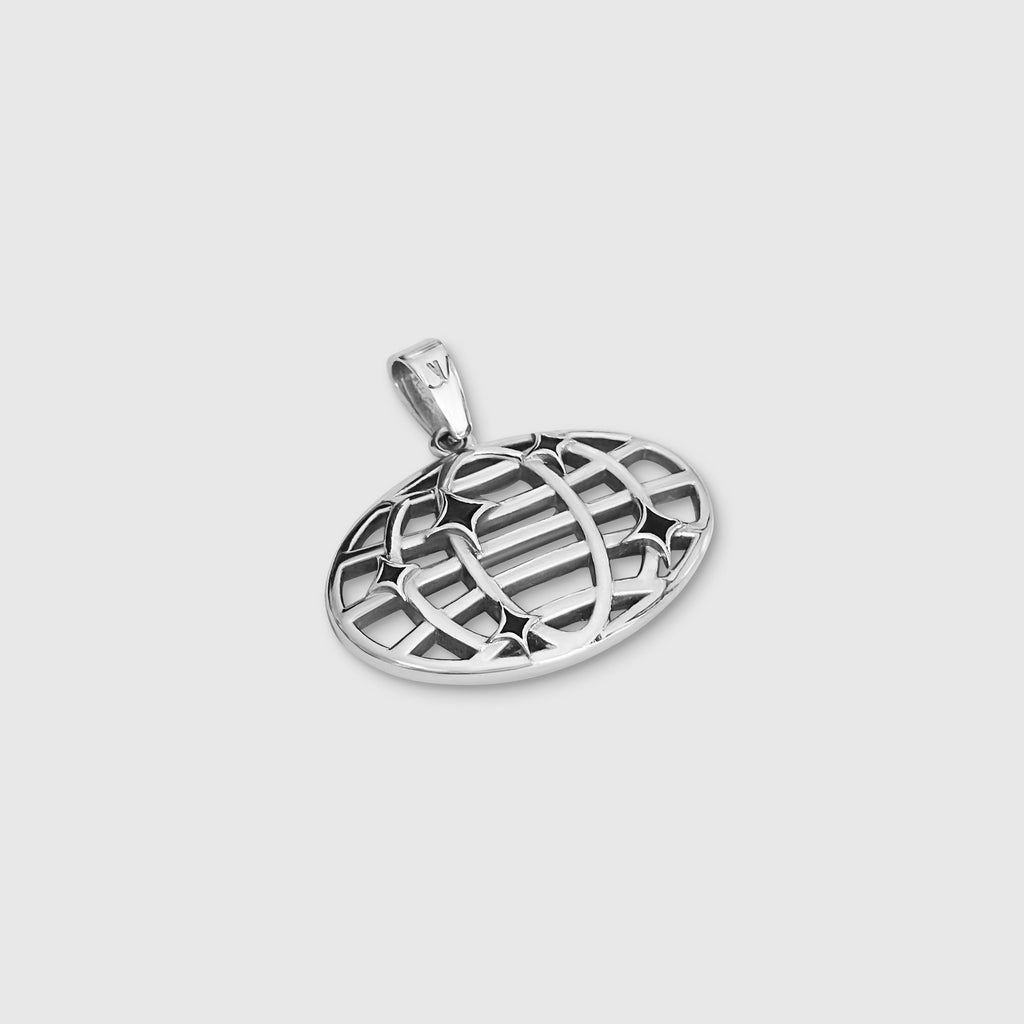 Side Perspective of World Cuban Kette Halskette Stainless Steel 4mm
