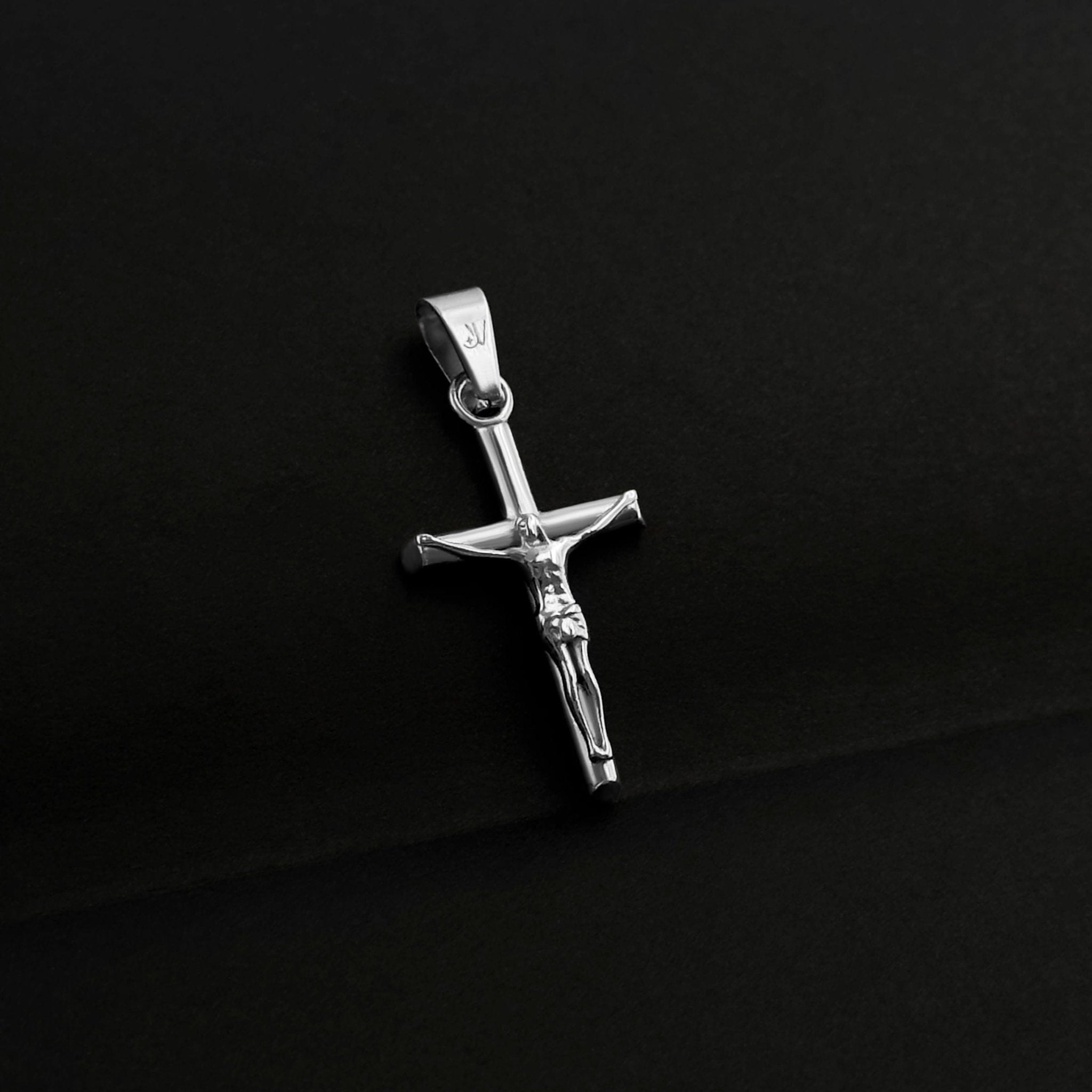 Jesus Cross Box Kette - Silber (2,5mm) - Ketten mit Anhänger - 50cm / 20'' - JVillion®
