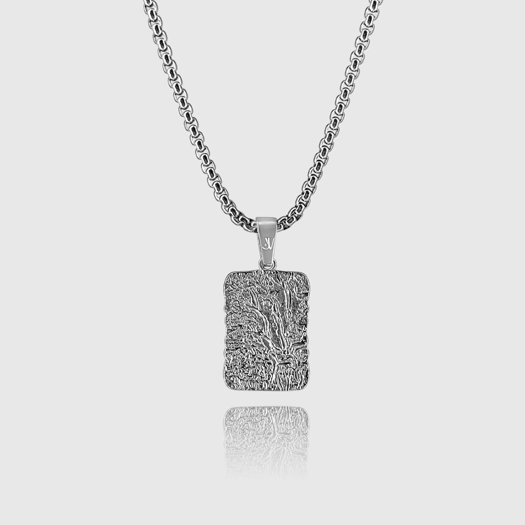 Lava Box Kette - Silber (2,5mm) - Ketten mit Anhänger - 50cm / 20'' - JVillion®
