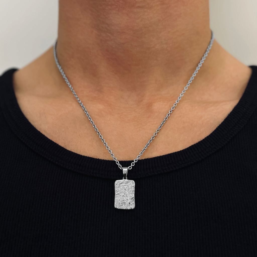 Lava Rolo Kette - Silber (2mm) - Ketten mit Anhänger - 50cm / 20'' - JVillion®