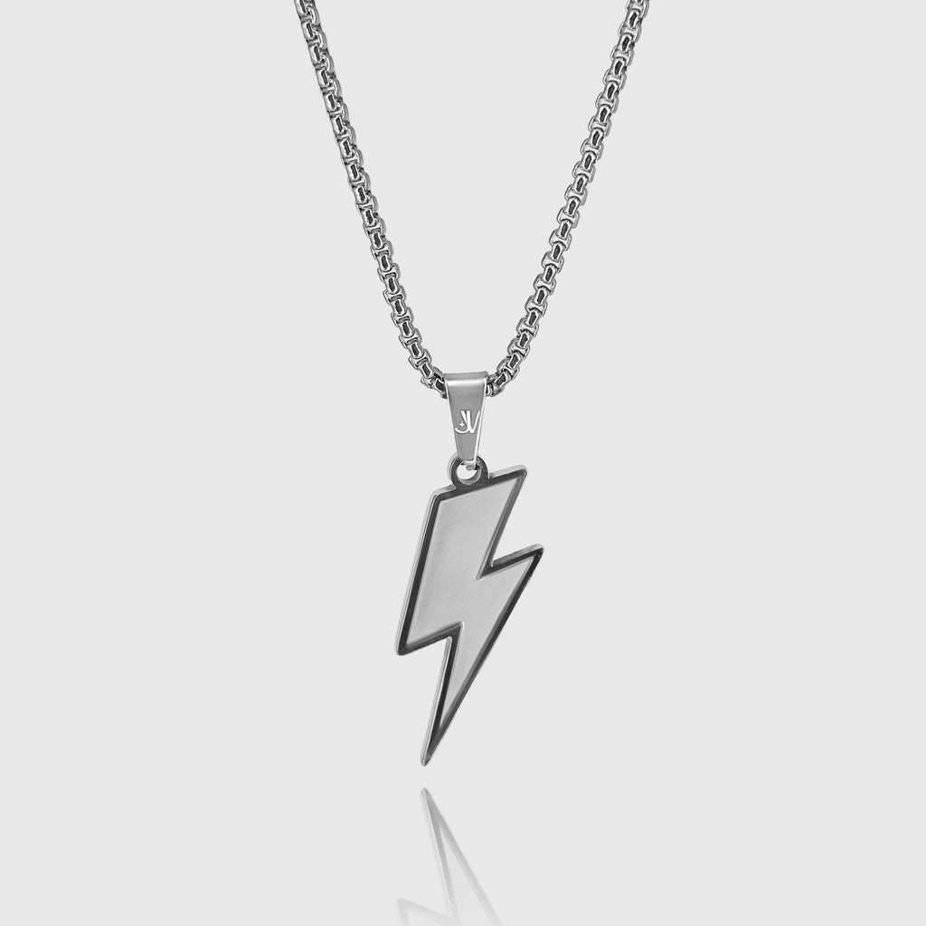 Lightning Box Kette - Silber (2,5mm) - Ketten mit Anhänger - 50cm / 20'' - JVillion®