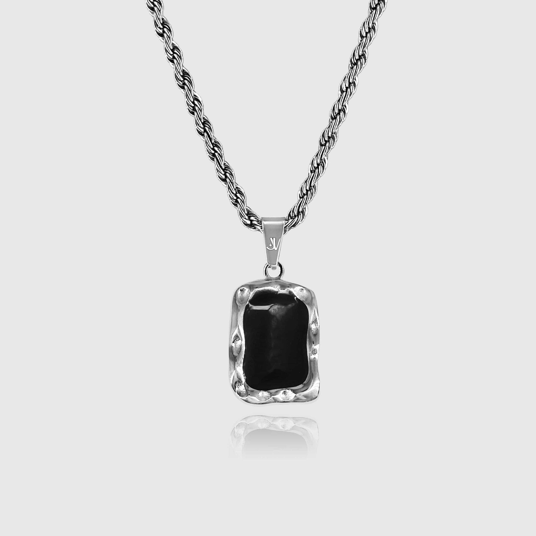 Onyx Rope Kette - Silber (3mm) - Ketten mit Anhänger - 50cm / 20'' - JVillion®