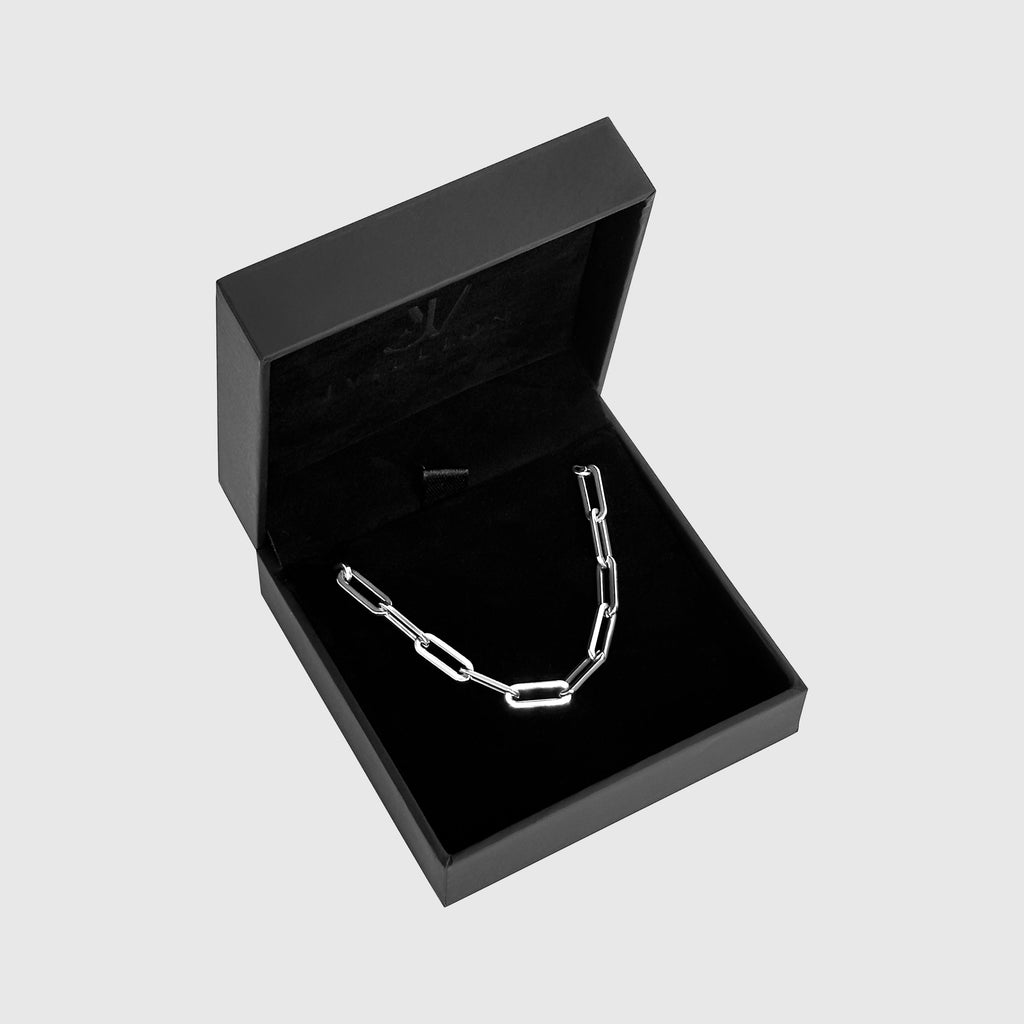 Paperclip Kette - Silber - Basic Ketten - 45cm / 18'' - JVillion®