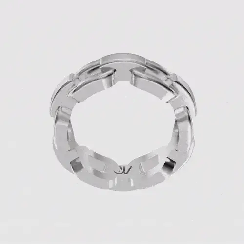 Paperclip Ring - Silber - Rings - S - 58mm - JVillion®