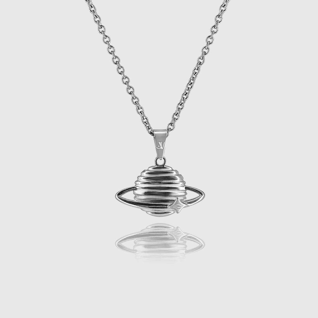 Planet Rolo Kette - Silber (2mm) - Ketten mit Anhänger - 50cm / 20'' - JVillion®