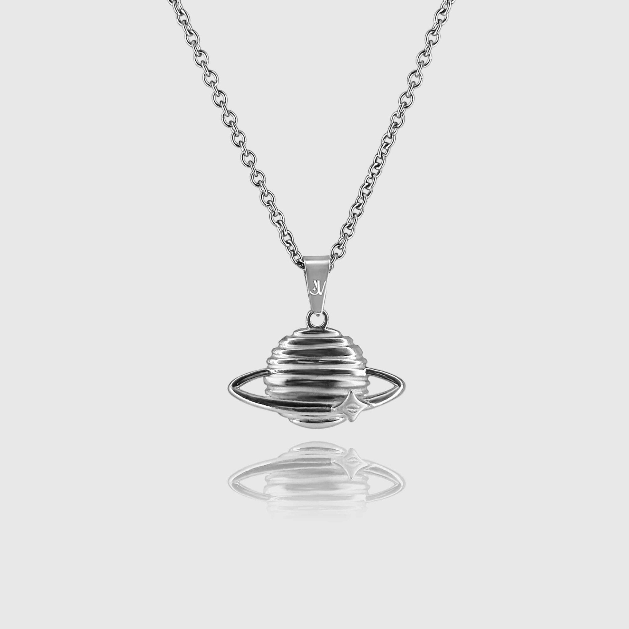 Planet Rolo Kette - Silber (2mm) - Ketten mit Anhänger - 50cm / 20'' - JVillion®