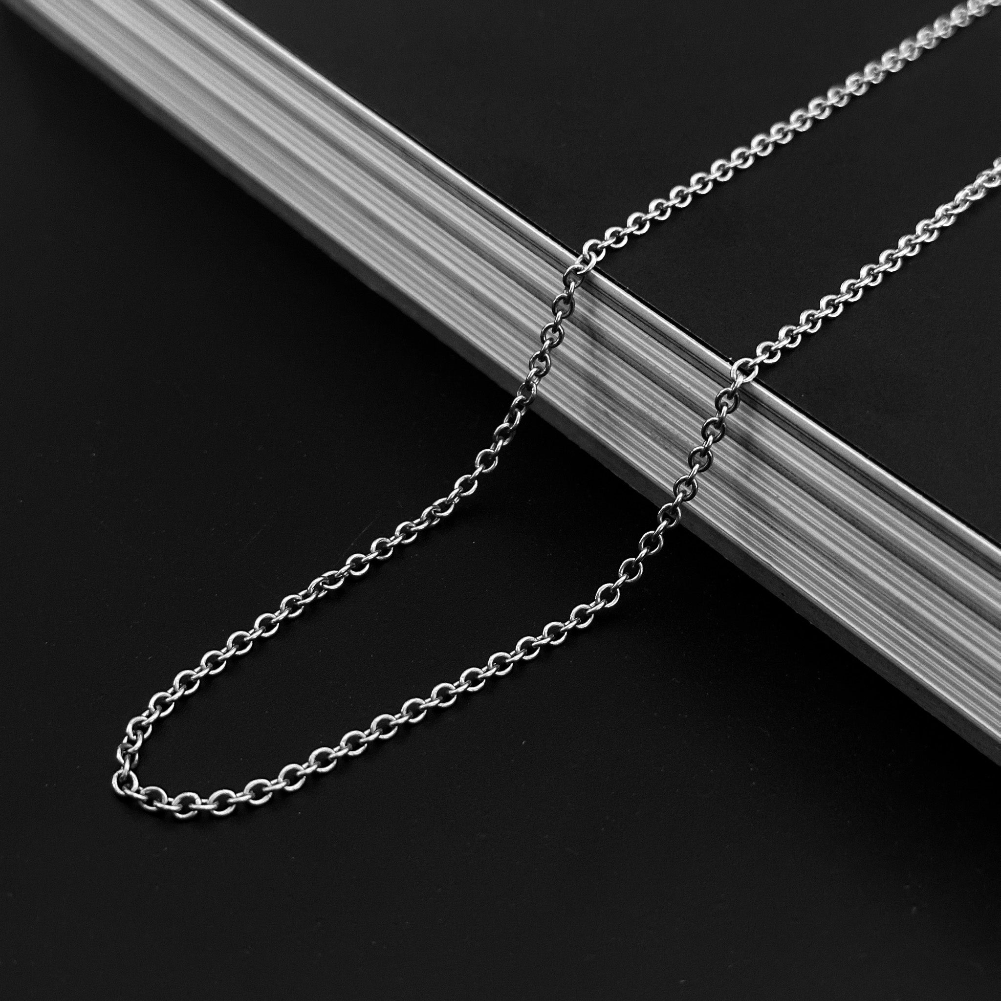 Rolo Kette - Silber (2mm) - Basic Ketten - 50cm / 20'' - JVillion®
