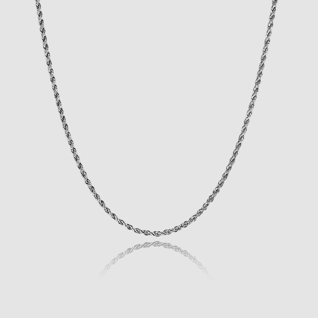 Rope Kette - Silber (2mm) - 50cm / 20'' - JVillion®