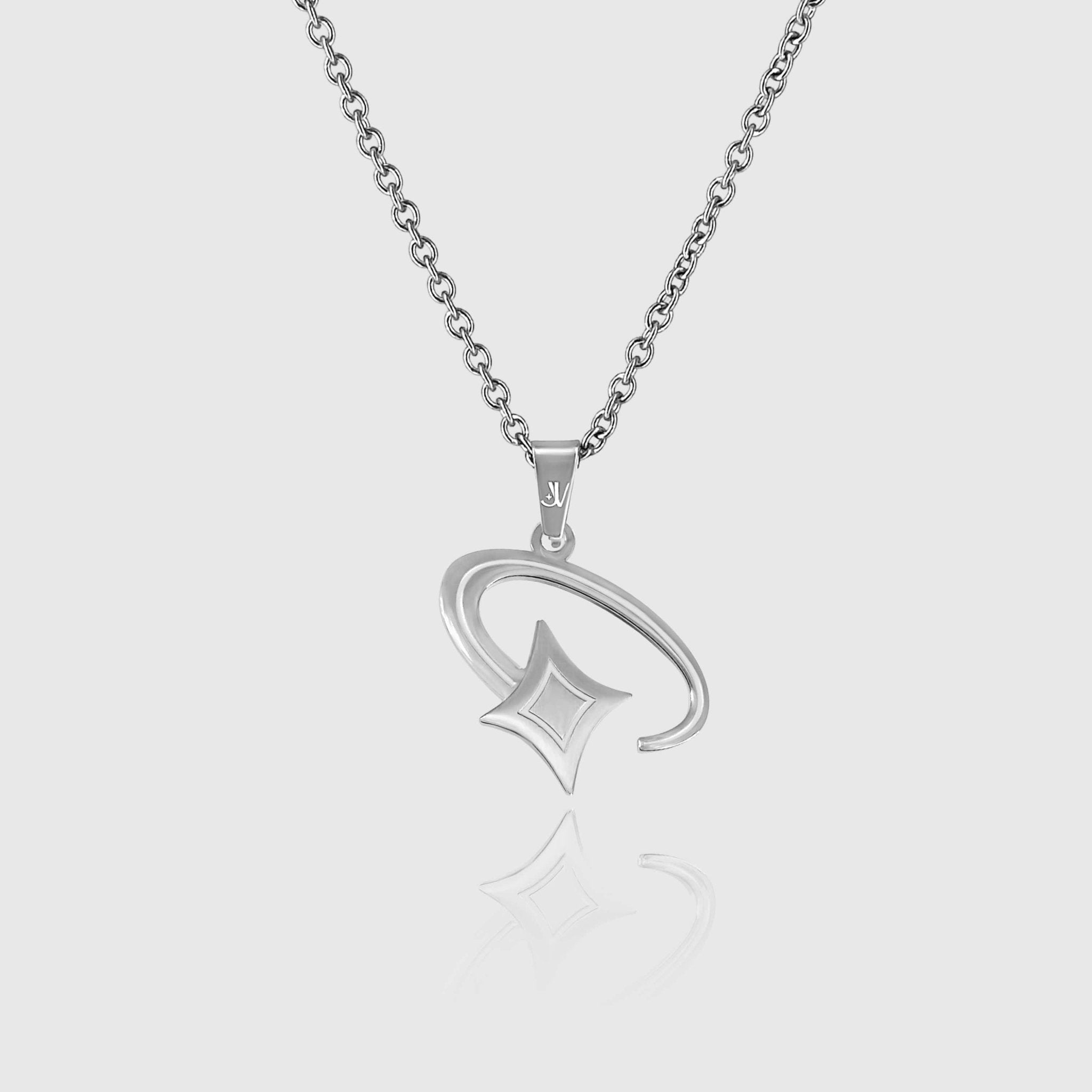 Shooting Star Rolo Kette - Silber (2mm) - Ketten mit Anhänger - 50cm / 20'' - JVillion®