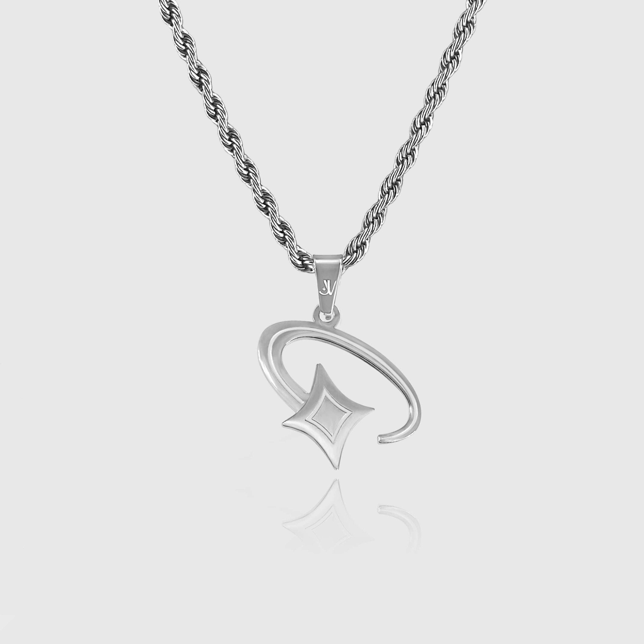 Shooting Star Rope Kette - Silber (3mm) - Ketten mit Anhänger - 50cm / 20'' - JVillion®