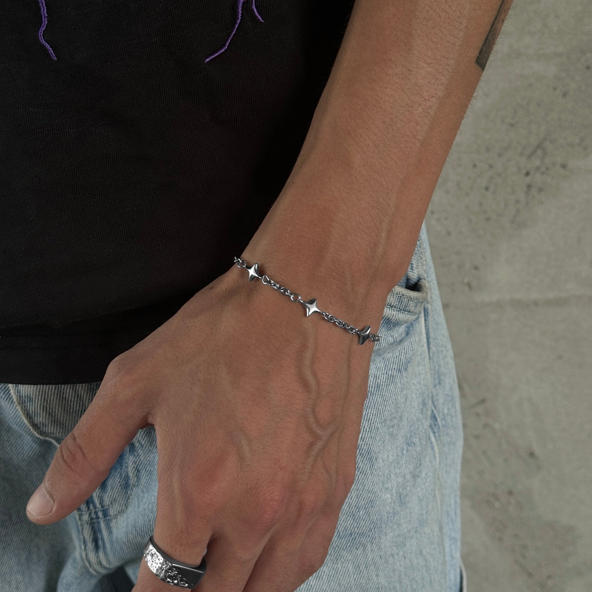 Star Armband - Silber - Armbänder - 18cm - JVillion®