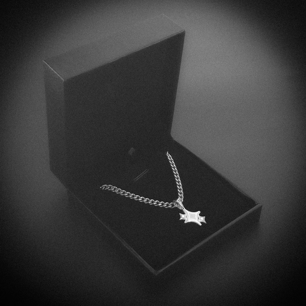 Modern Star Cuban Kette Halskette 4mm Stainless Steel Showcase