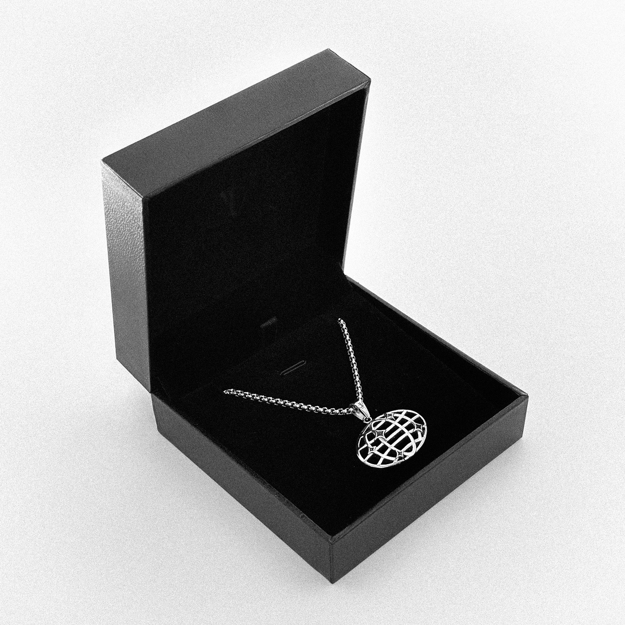 Elegant World Box Kette Stainless Steel 2.5mm Halskette Display